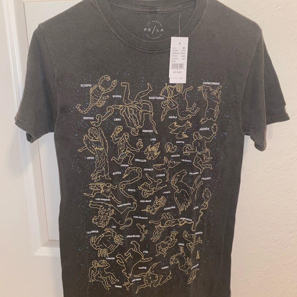 NEW pacsun la zodiac constellation tshirt